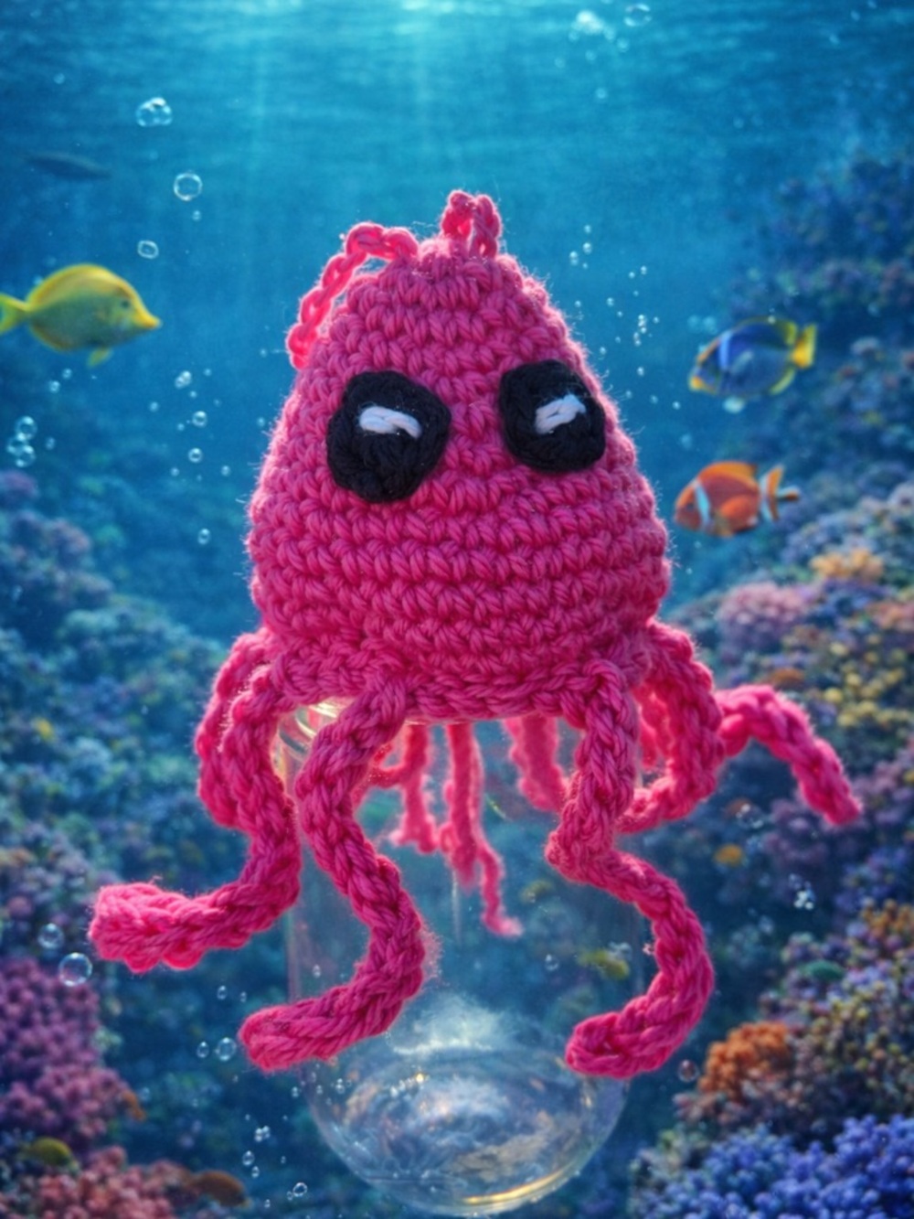 Handmade Crocheted Octopus Soap Saver 100% Cotton - Picture 4 of 16